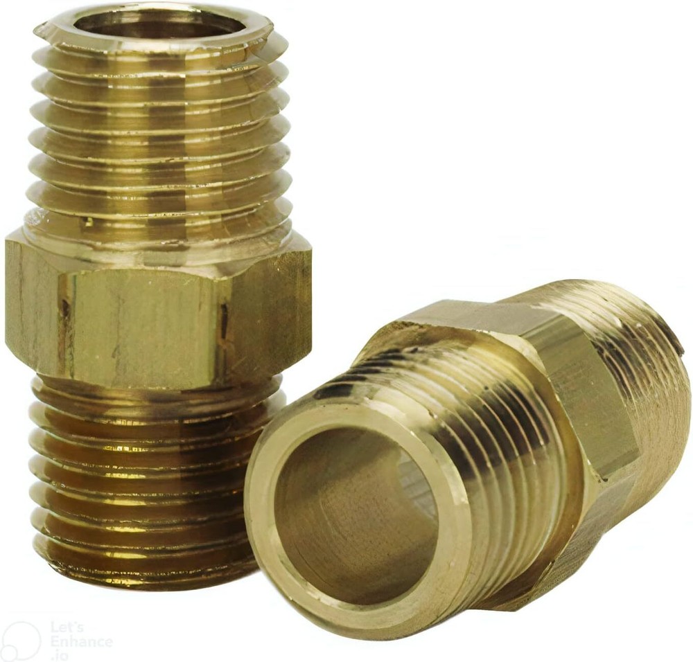 Milton 646 M. Hex Nipple, 1/4" NPT