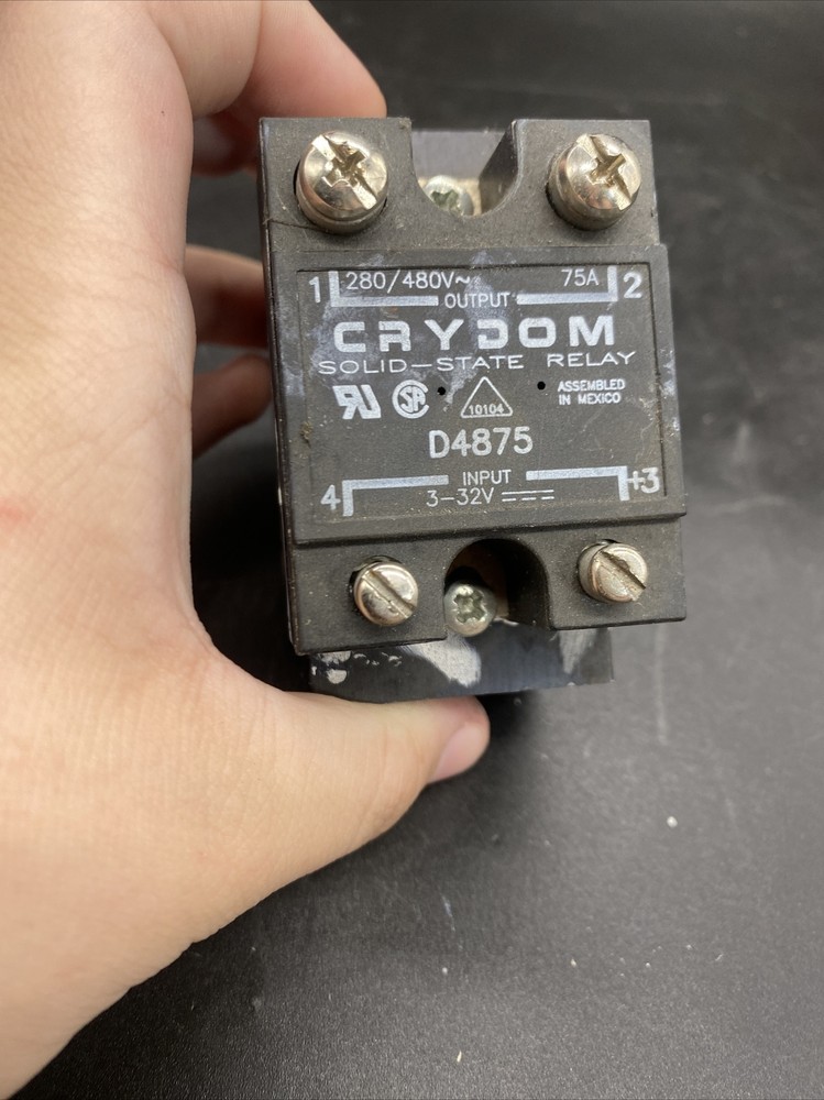 Crydom Solid State Relay Plus Bottom Part. D4875 . Free Shipping!!! Pre Owned!!!