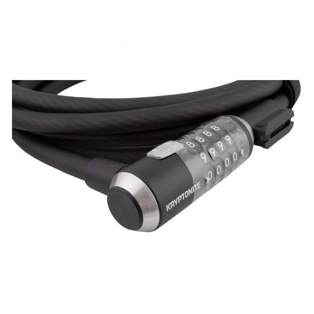 Kryptonite KryptoFlex 1230 Combination Cable Lock 10' Length x 12mm Diameter