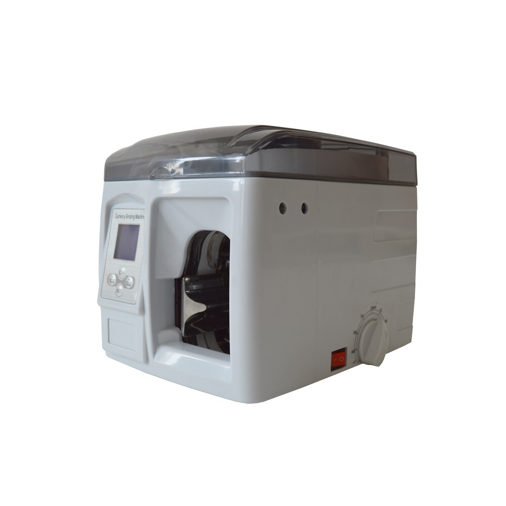 Intelligent Currency Binding Machine Portable Automatic Fast Cash Packer 110V