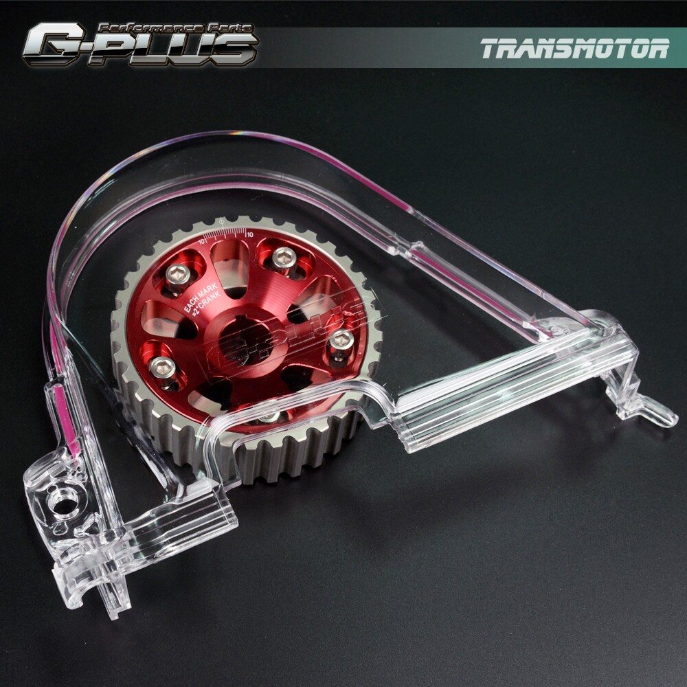 Fit For Honda Civic 96-00 D15 D16 Cam Gear Timing Belt Cover Turbo Cam Pulley