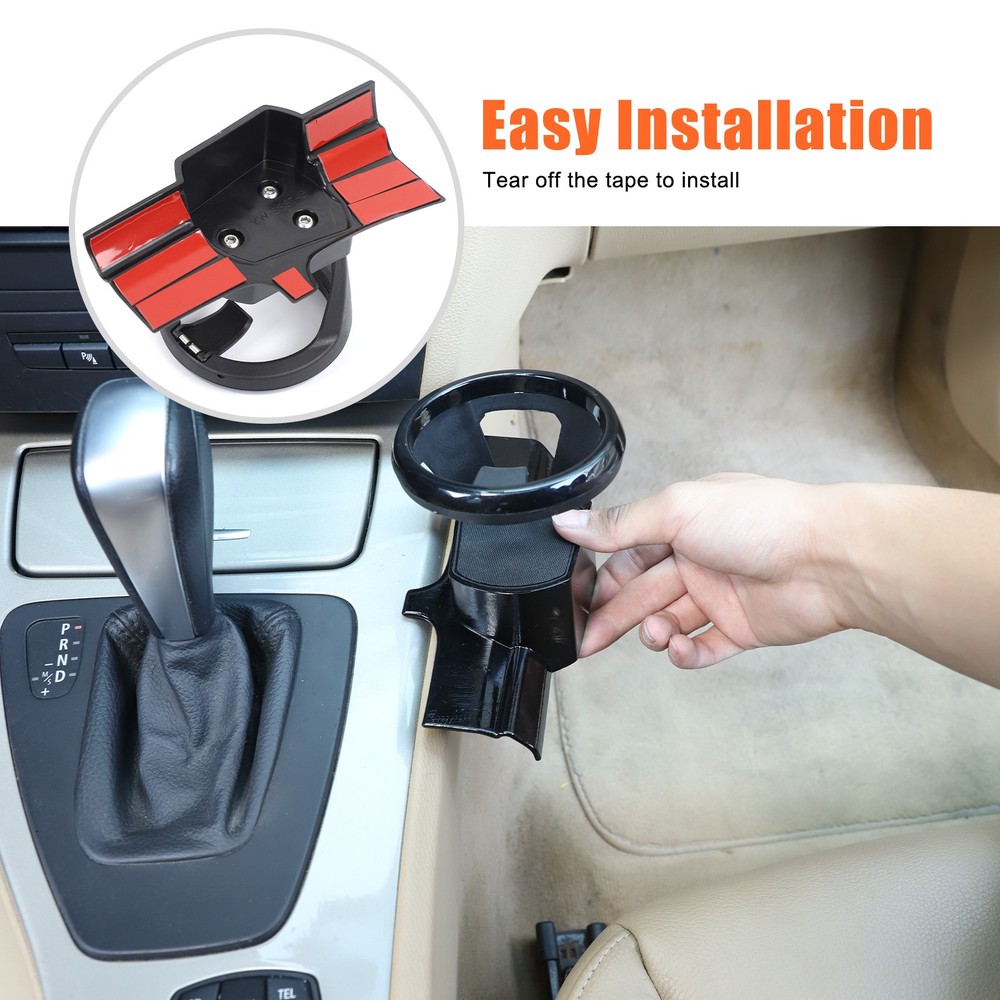 ABS Black Dashboard Right Side Cup Holder For BMW 3 Series E90 E91 E92 2005-2012