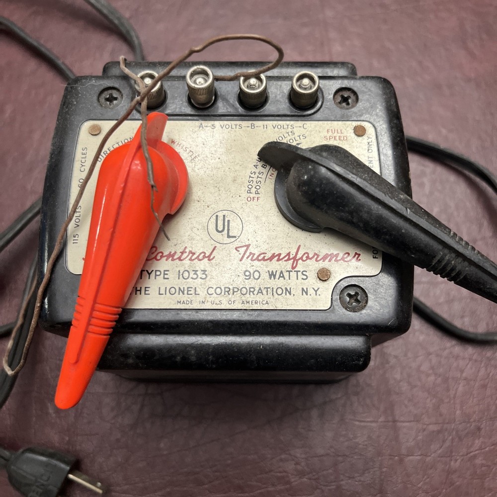 Lionel 1033 Multi Control Transformer  90 Watt Untested
