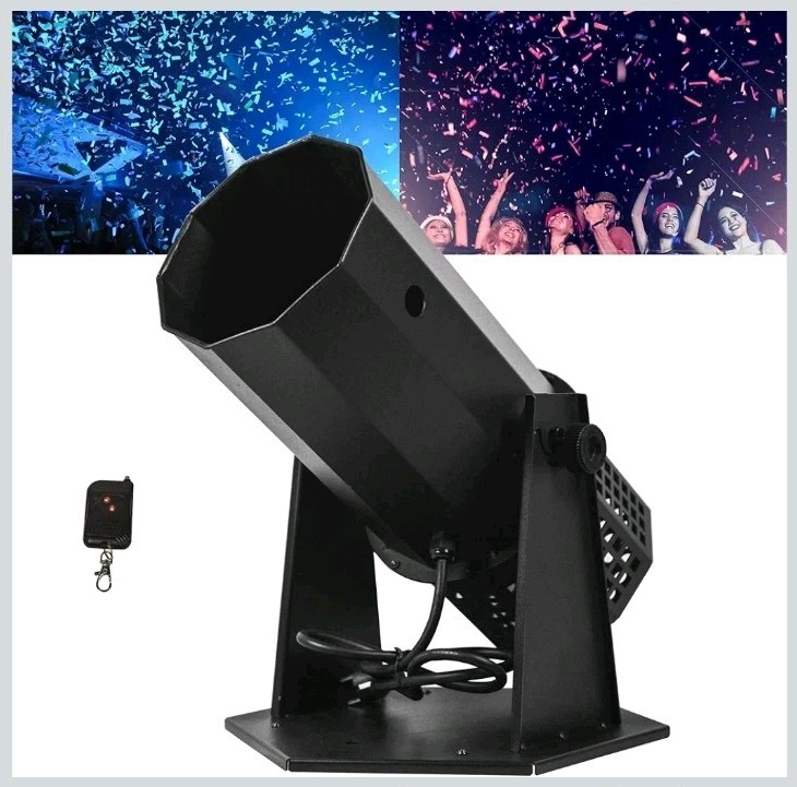Professional Electric Confetti Cannon Machine with Wireless Remote Control