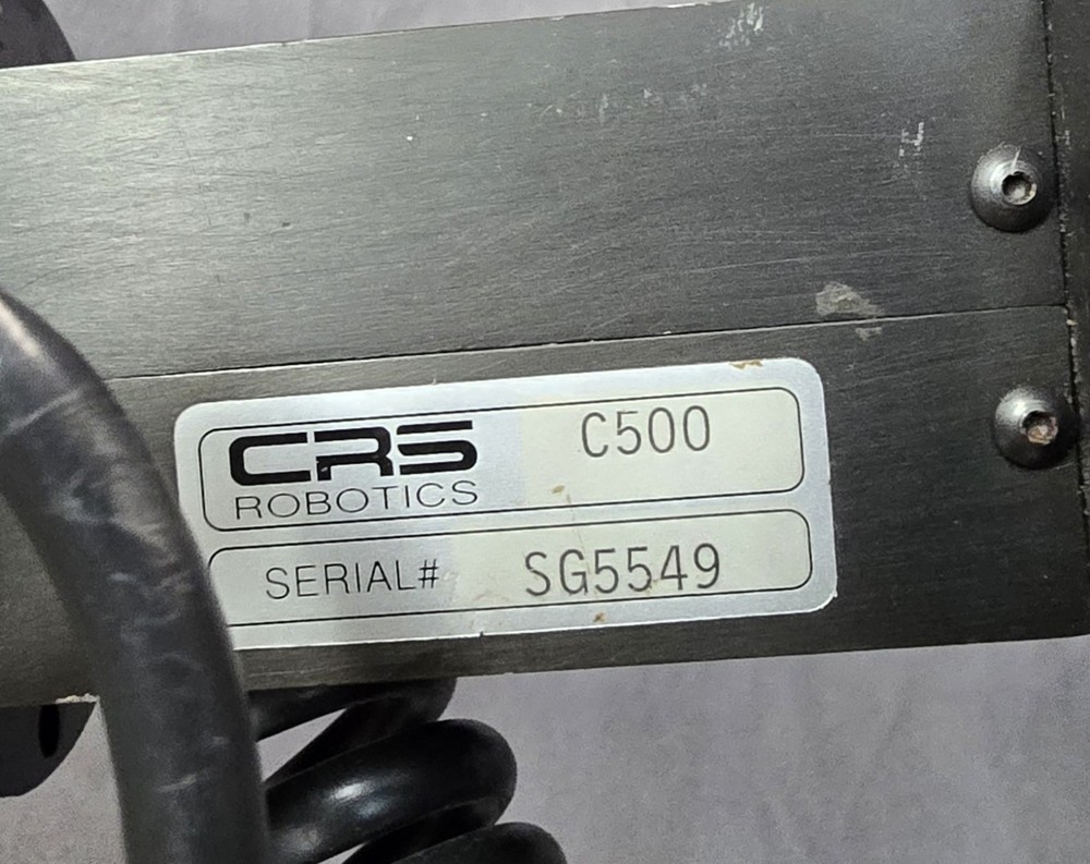 CRS Robotics A465 Robot Arm, A465 Controller, Cables, *AS IS*