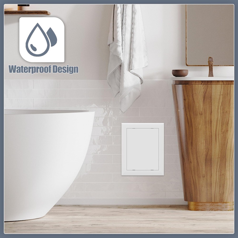 Self Adhesive Access Panel for Drywall, 8" x 12" Plumbing Access Panel, Heavy...