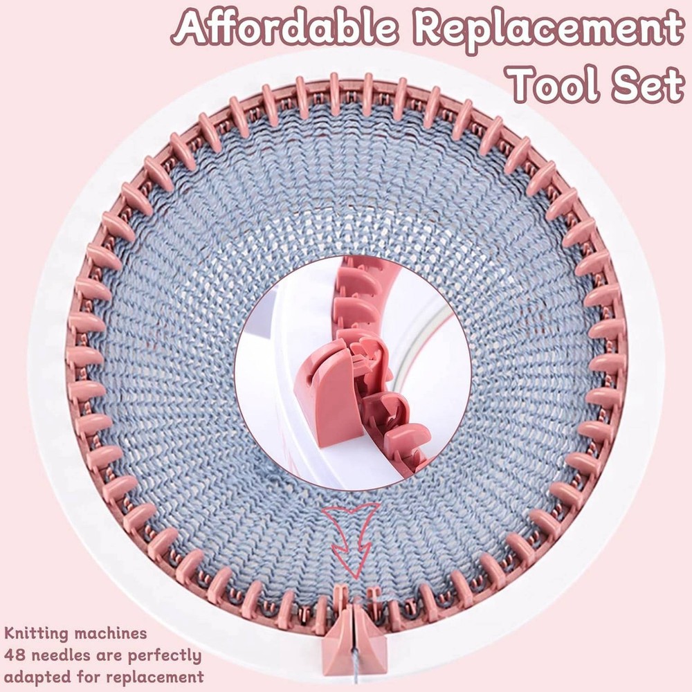 10 PCS Hanging Needles Replacement Compatible with 48 Needles Knitting6122