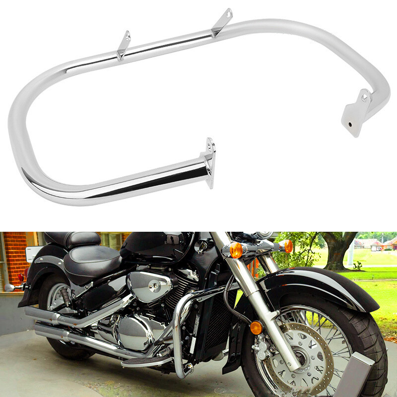 Engine Guard Highway Crash Bar For Suzuki Boulevard C50 Intruder VL800 2001-2017