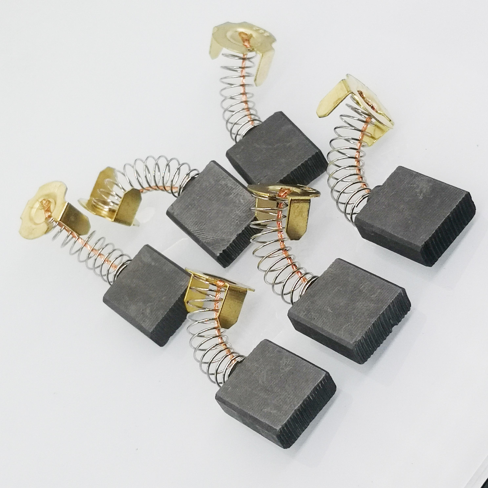 US Stock 6pcs 7mm x 17mm x 18mm Carbon Brushes Motor Brush Set Replacement #44