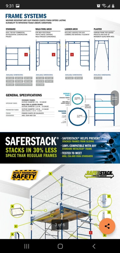 METALTECH SCAFFOLDING