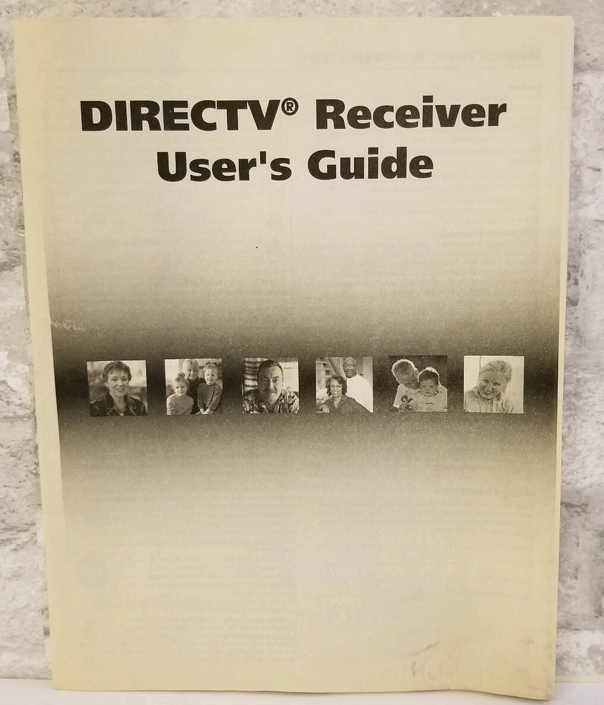 DIRECTV Receiver Original Manual User's Guide