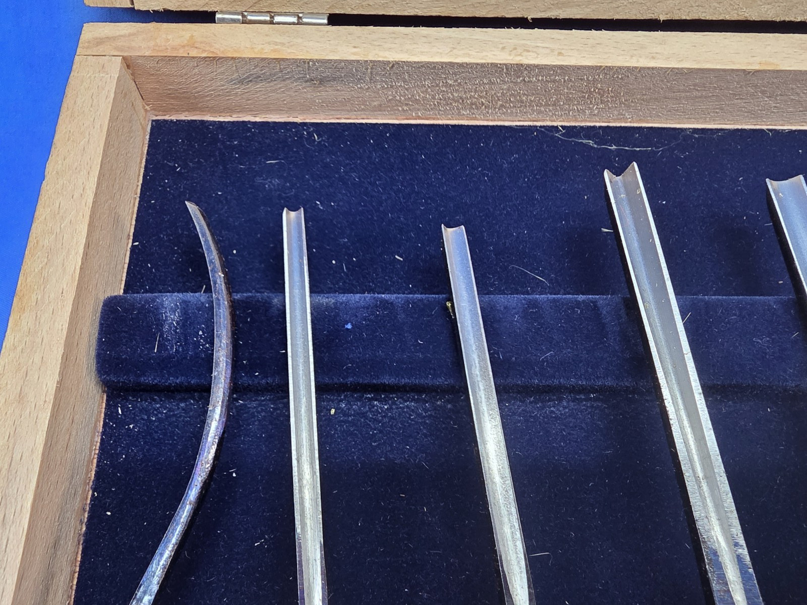 Vintage FREUD CS-112 12-Piece Woodworking Carving Chisel Set