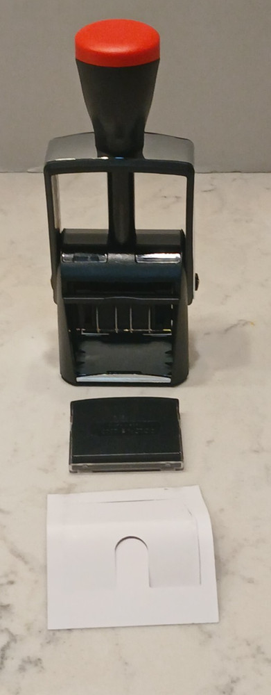 2000 Plus Self-Inking Heavy Duty Line Dater (Black)