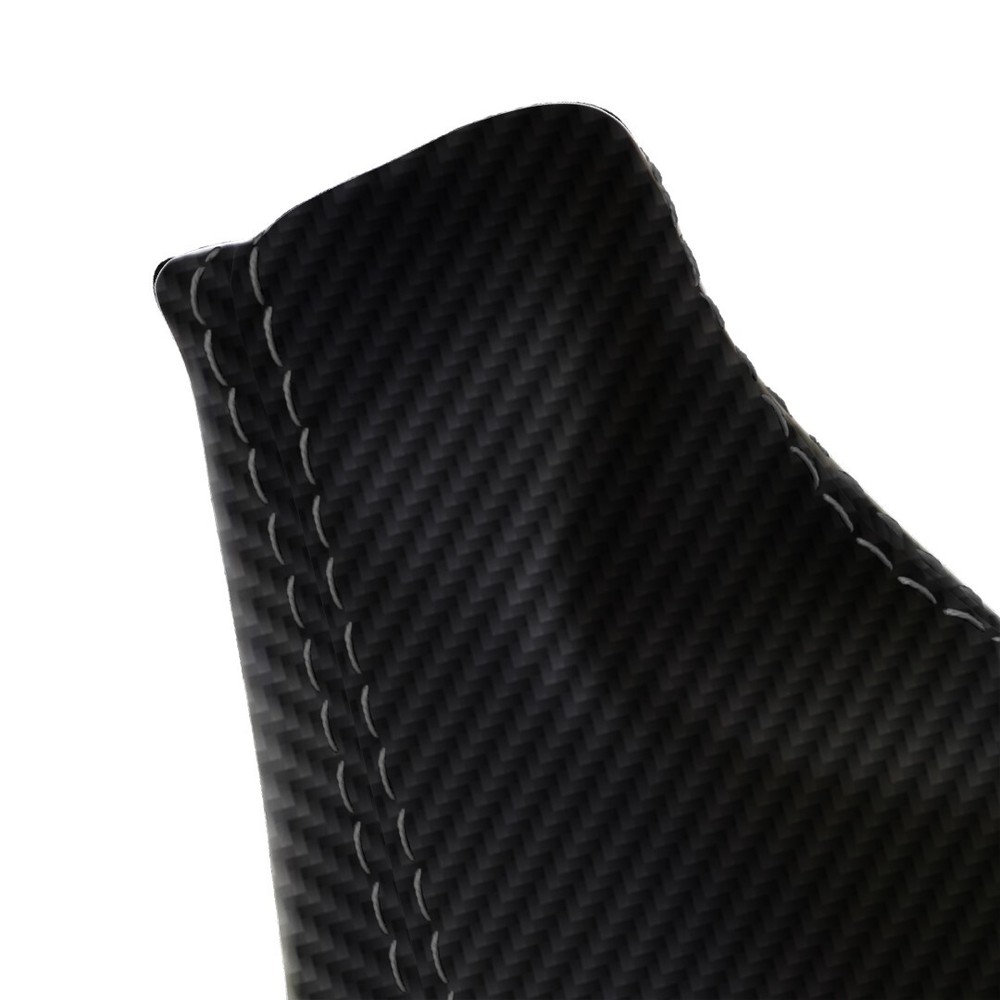 Fits 08-16 Mitsubishi Lancer Carbon Automatic Shift Boot Cover Black