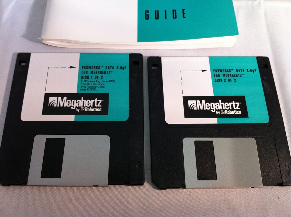 FaxWorks Data 3.0g2 for Megahertz 2-Disk Set