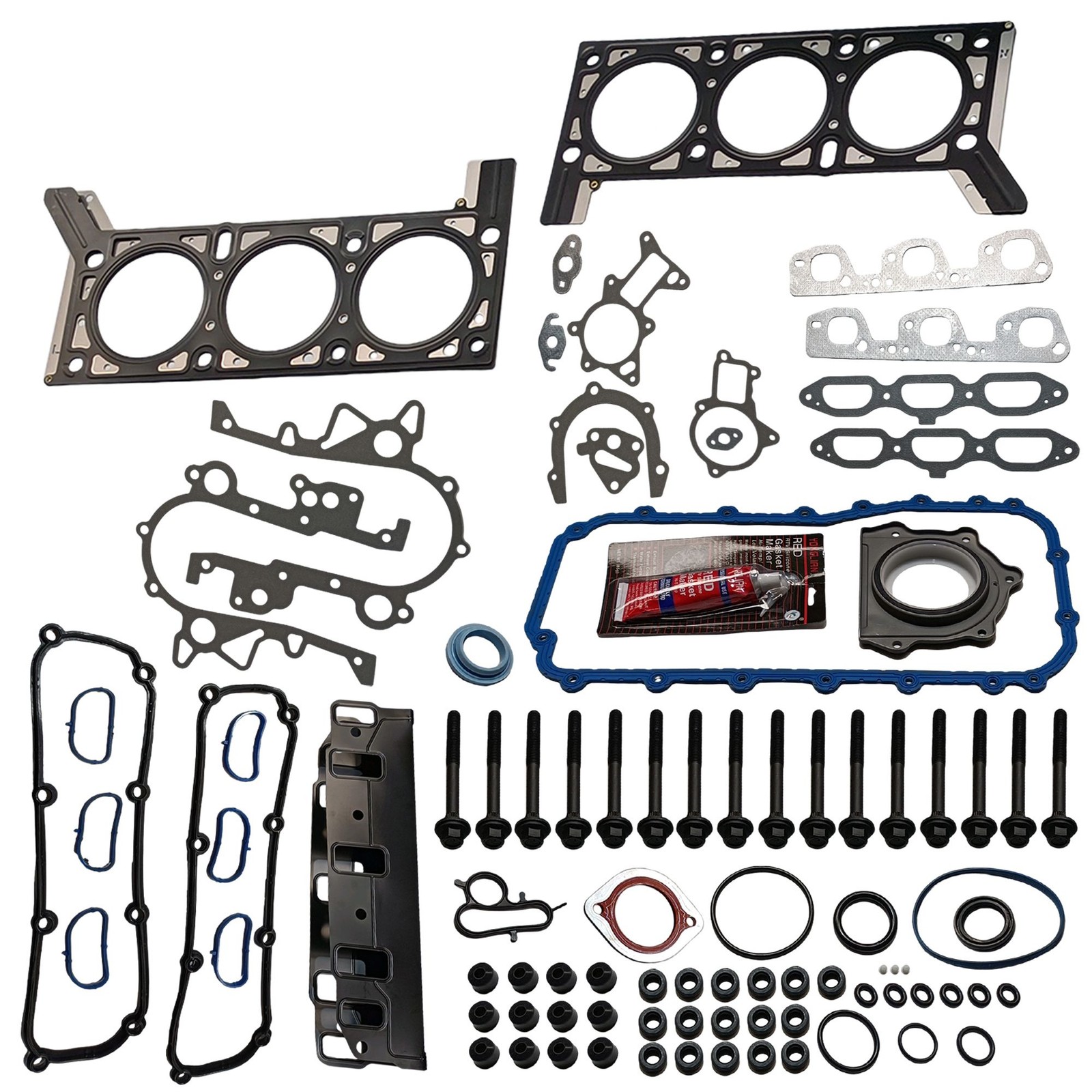 Full Gasket Set Head Bolts For 07-11 Jeep Wrangler 3.8L V6 OHV 12V HS26326PT