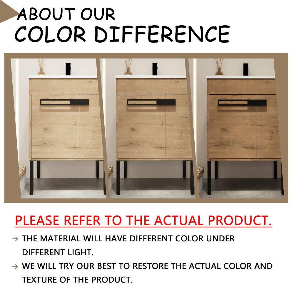 Freestanding Bathroom Vanity Floating Style Vanity Only