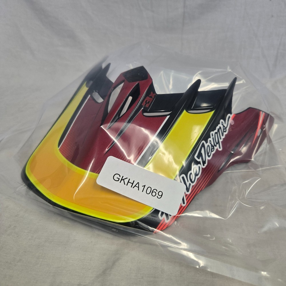 Troy Lee Designs TLD SE Orbit Helmet Replacement Visor Red / Yellow