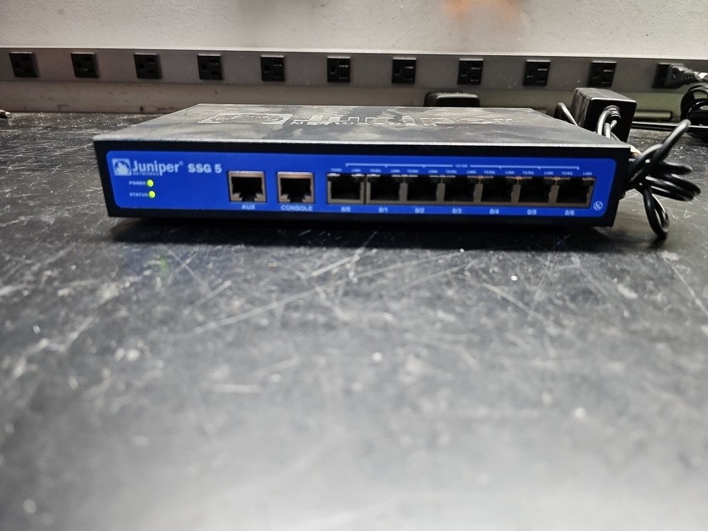 Juniper SSG5 Wireless VPN Firewall 7-Port