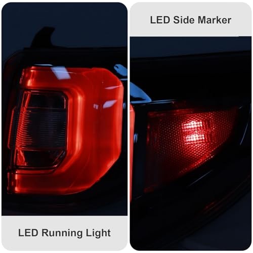 Tail Lights Outer Assembly Compatible with 2013-2016 GMC Outer Left Side LED