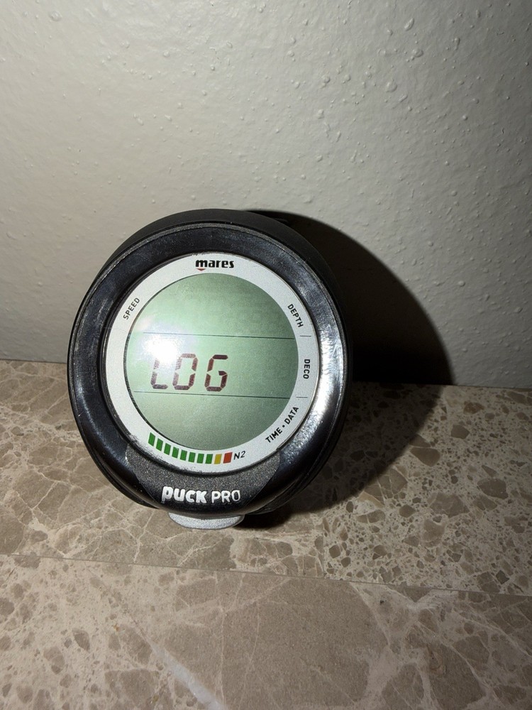 MARES PUCK PRO SCUBA DIVE COMPUTER BLACK (UNTESTED) For Parts Only