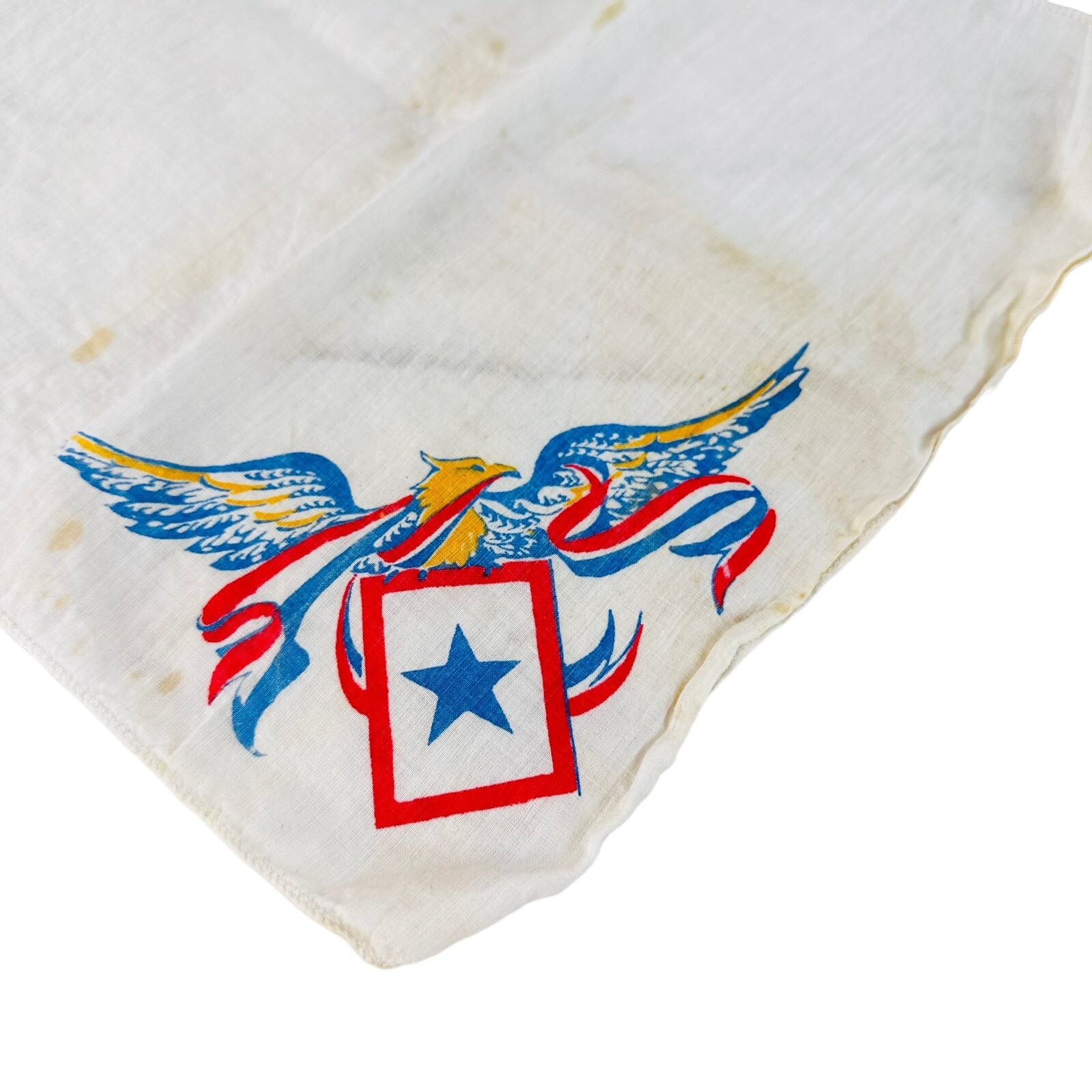 lot of vtg mother hankie usa souvenir postcard and egle hankie