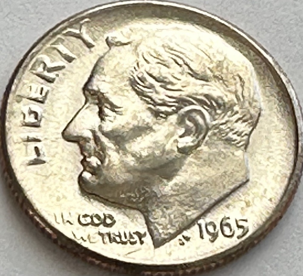 1965-P 10c Roosevelt Dimes - BU