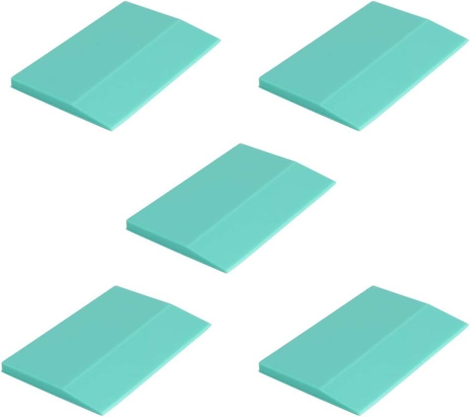 Versatile 5-Piece Rubber Squeegee Set for Effective Screen Printing and Crafting