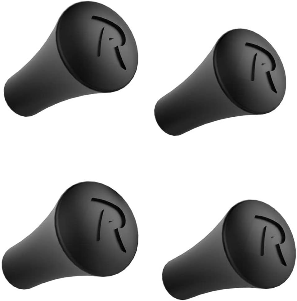 X-Grip Rubber Cap Replacement For Phone Tablet Mount 4 Pack Black
