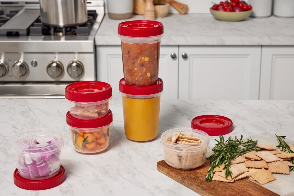 Value Pack TakeAlong 12 Piece Food Storage Set - Red