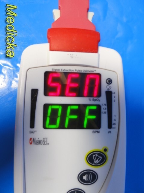 Masimo Rad-5v Pulse Oximeter W/ Direct SpO2 Sensor Ref 10192 ~ 39712