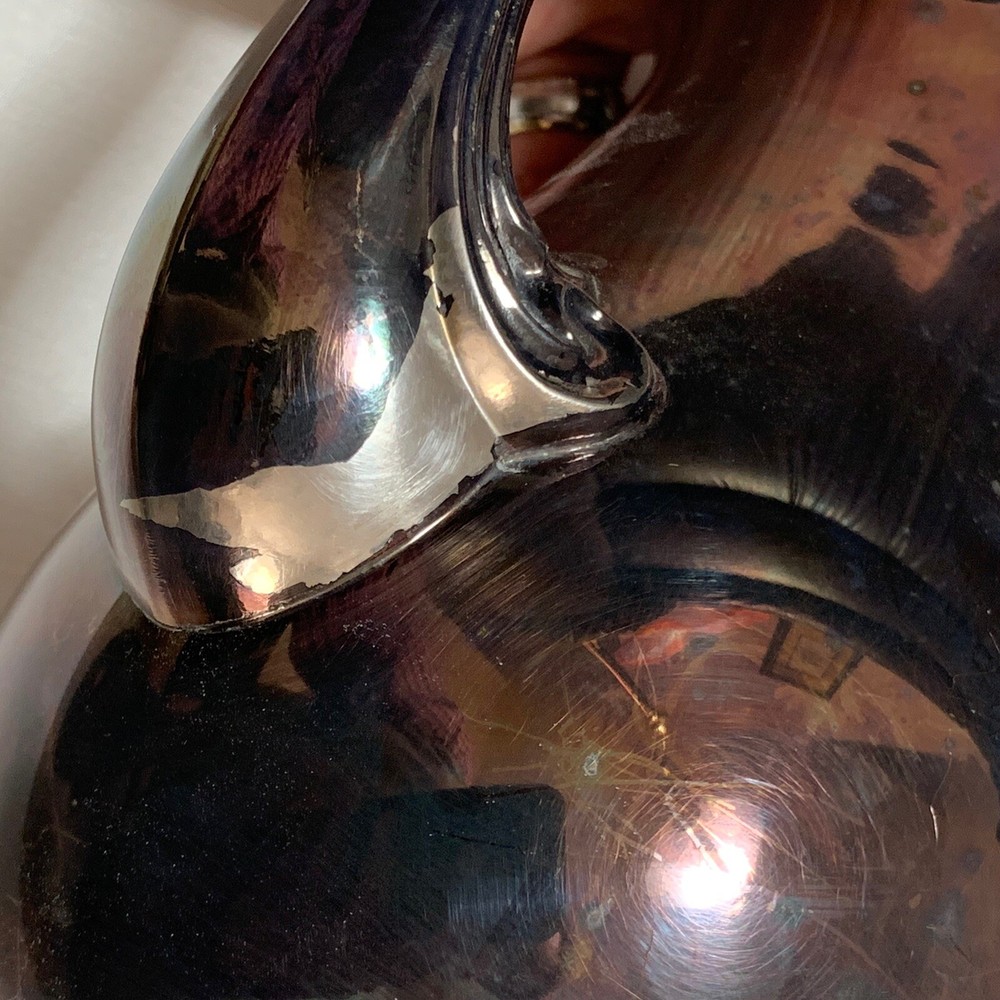 Newburyport Silverplate Teapot ~ Nice Patina!!!