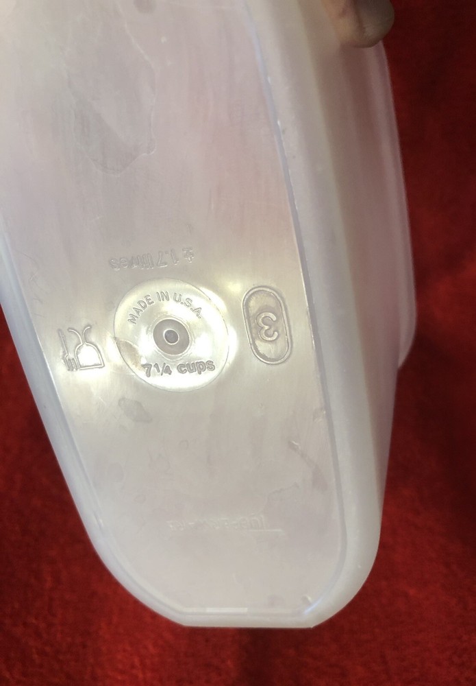 Vintage Tupperware 7 1/4 Cup Container replacement No Lid
