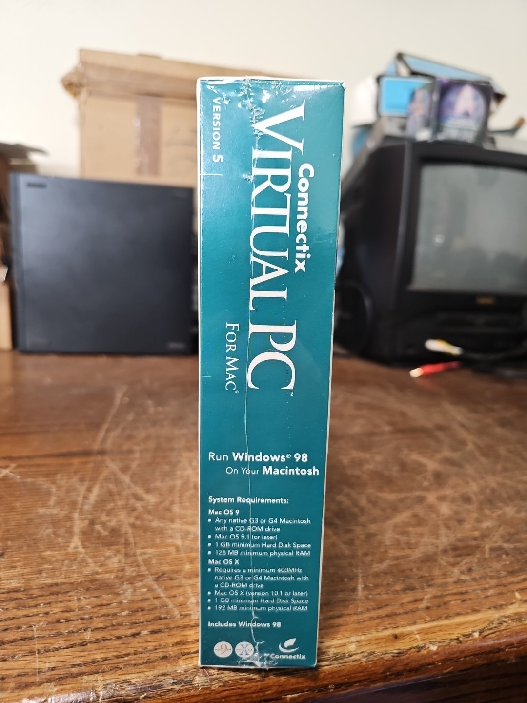 Connectix Virtual PC Runs Windows 98 On Macintosh. Sealed