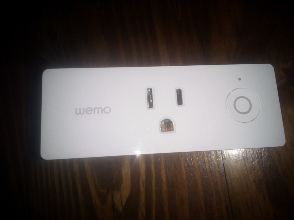 WeMo WiFi Enabled Mini Smart Plug White F7C063