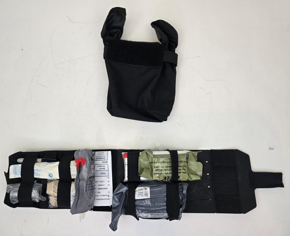 BlueForce IFAK Trauma Kit NOW! with contents Medium Black