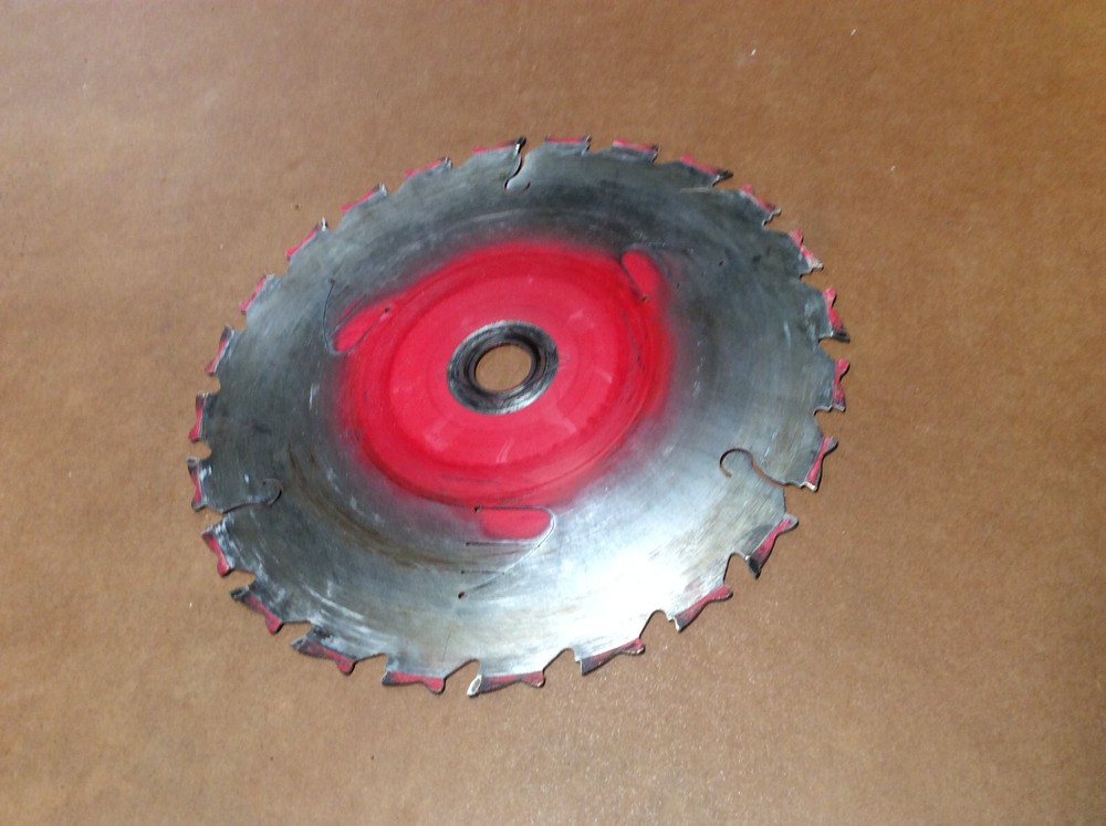 Decorative 7" Rustic Saw Blade