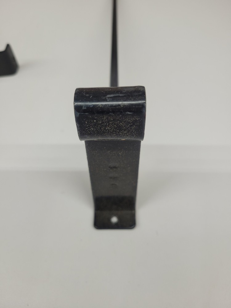 5 Gloss Black 12" Grid Wall Hook