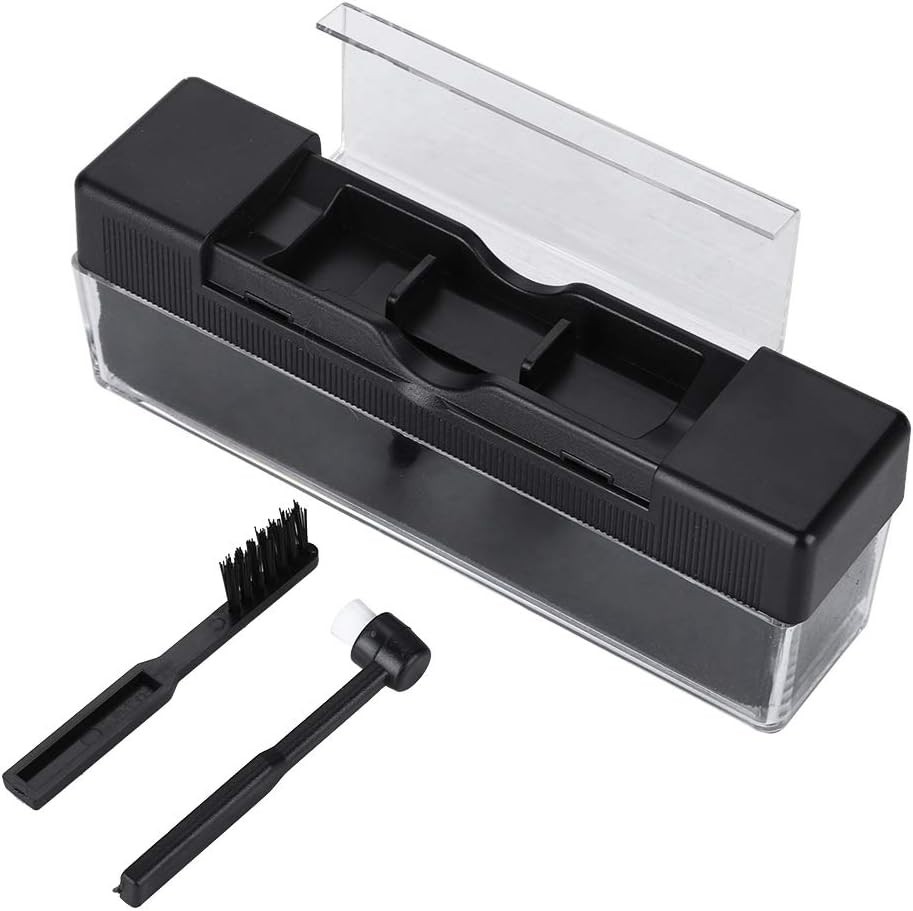 Record Cleaning Kit, Record Cleaner Solution, Portable 3-in-1 Record Brush Cl...