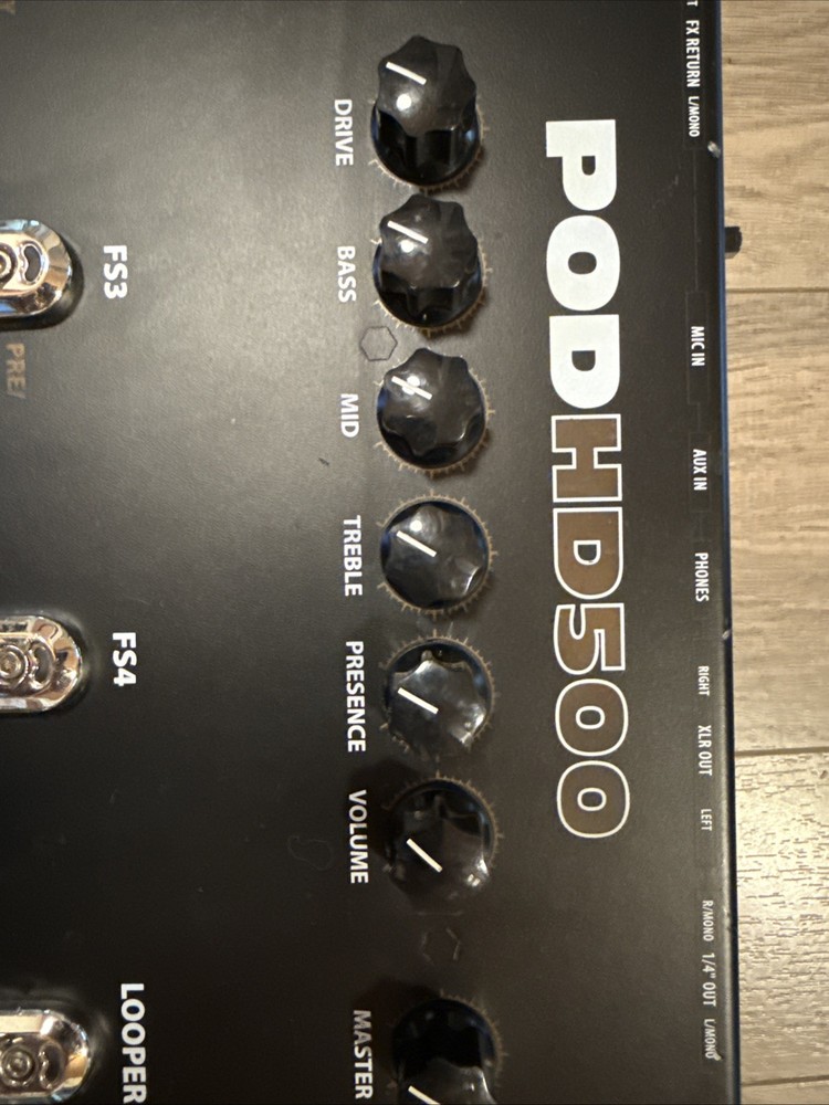 Line 6 POD HD500 Guitar Multi-Effects Processor Amp Simulator USED Tested