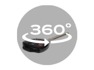 Dorman 99675ST Keyless Entry Remote 3 Button - Blade Stamp Dot