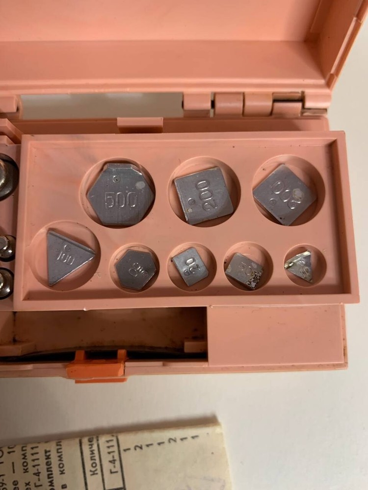 USSR vintage weights for scale soviet