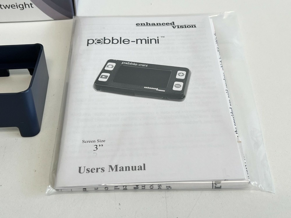PP26: Enhanced Vision Pebble-Mini Enhanced Vision Magnifier Electronic Handheld