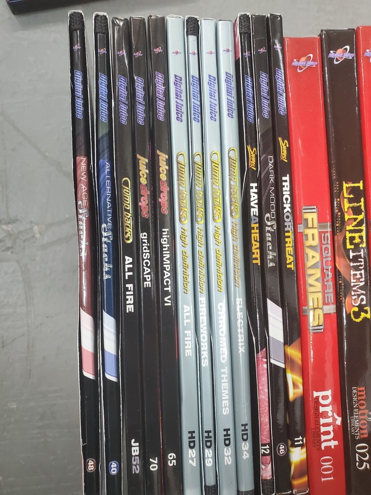 Digital Juice Media Editing Lot Stack Traxx Stacks PC Software Music & More