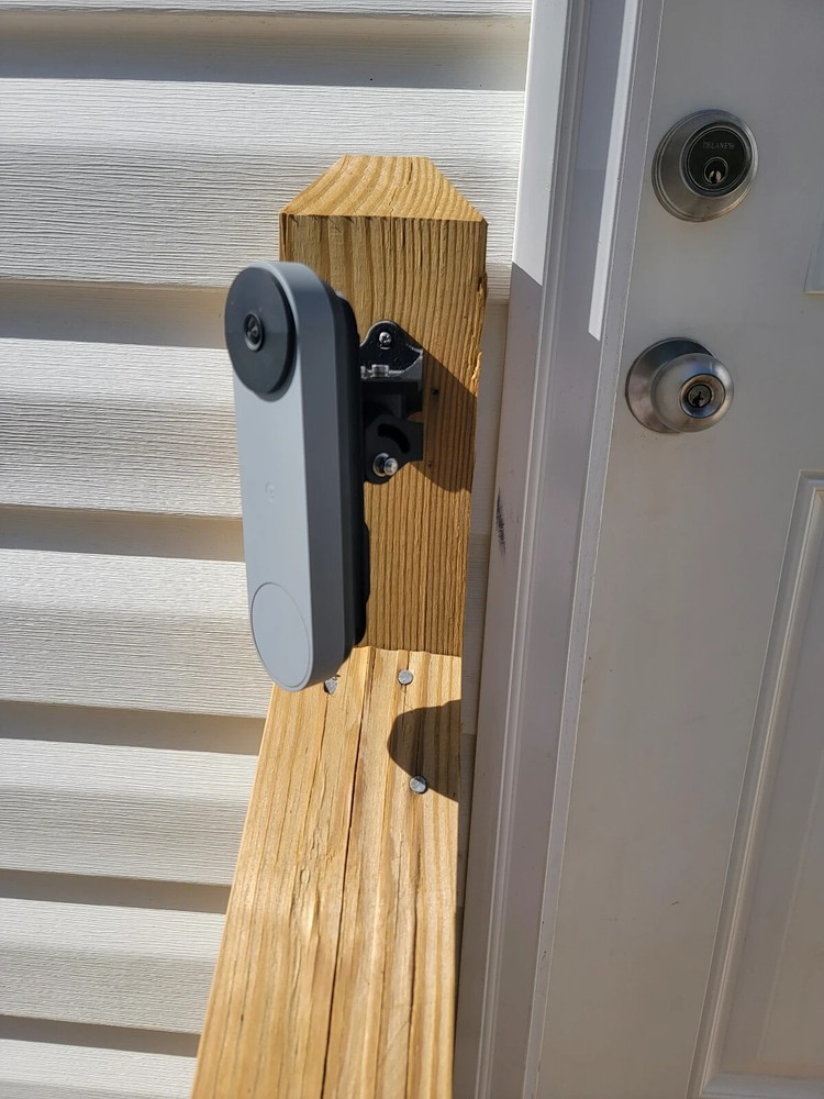 Google Nest Battery Doorbell Camera Adjustable Mount