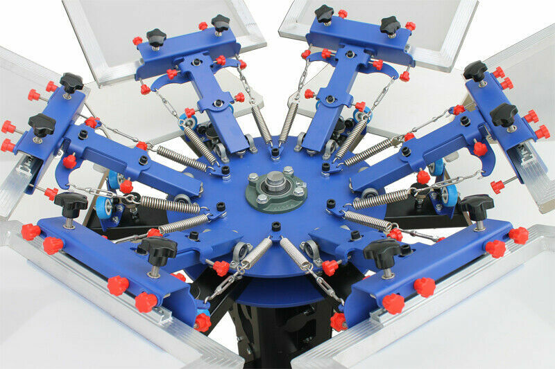 TECHTONGDA 6 Color Screen Printing Kit Micro-adjust Beginner Kit Full Function