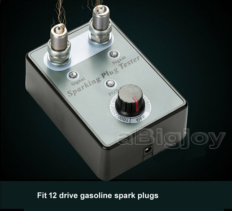 Dual Hole Car Spark Plug Tester Detector Ignition Plug Analyzer Diagnostic Tool