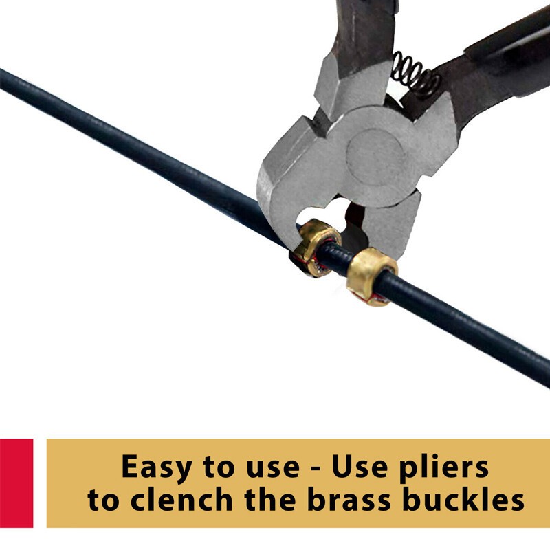 100Pcs Archery Bow String Nock Points Brass Buckle Clips Nocking Protector Bow