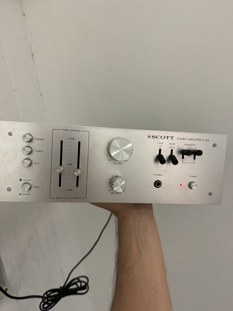 SCOTT STEREO AMPLIFIER A 406
