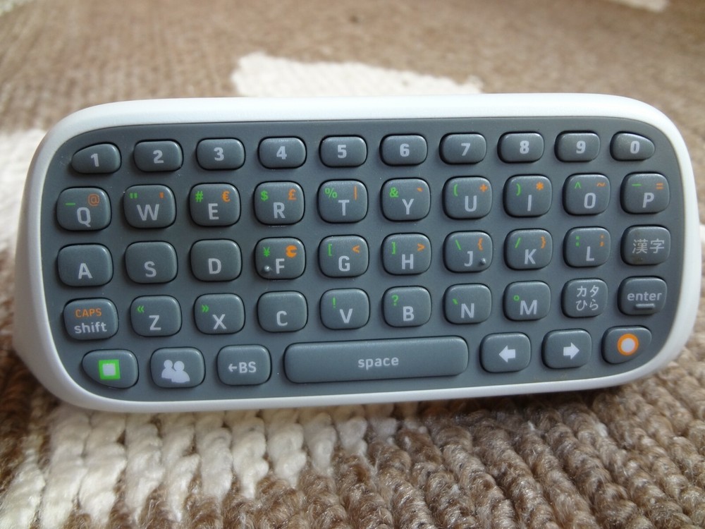 Microsoft Xbox 360 ChatPad Keyboard Text Keypad Controller Tested Work